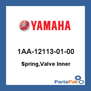 Yamaha 1AA-12113-01-00 Spring, Valve Inner; 1AA121130100