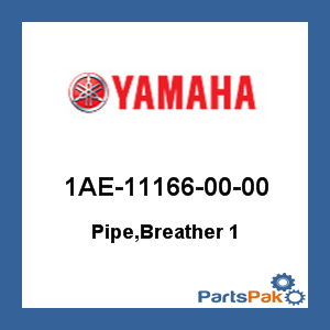 Yamaha 1AE-11166-00-00 Pipe, Breather 1; 1AE111660000
