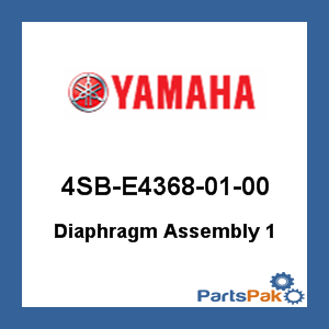Yamaha 4SB-E4368-01-00 Diaphragm Assembly 1; 4SBE43680100