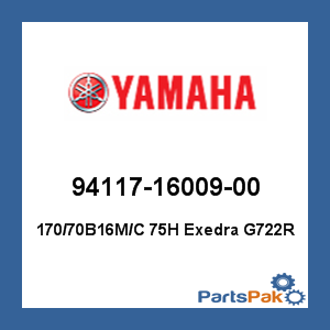Yamaha 94117-16009-00 170/70B16 Motorcycle 75H Exedra G722R; 941171600900