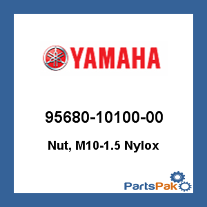 Yamaha 95680-10100-00 Nut, M10-1.5 Nylox; 956801010000
