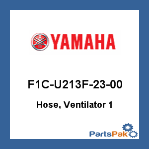 Yamaha F1C-U213F-23-00 Hose, Ventilator 1; F1CU213F2300