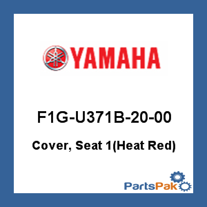 Yamaha F1G-U371B-20-00 Cover, Seat 1(Heat Red); F1GU371B2000