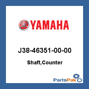 Yamaha J38-46351-00-00 Shaft, Counter; J38463510000