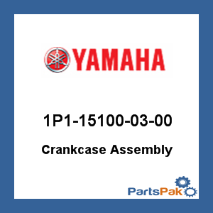 Yamaha 1P1-15100-03-00 Crankcase Assembly; 1P1151000300