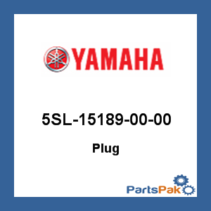 Yamaha 5SL-15189-00-00 Plug; 5SL151890000