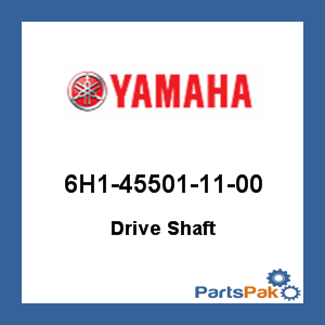 Yamaha 6H1-45501-11-00 Drive Shaft; 6H1455011100