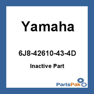 Yamaha 6J8-42610-43-4D Top Cowling Assembly; New # 6J8-42610-B0-00