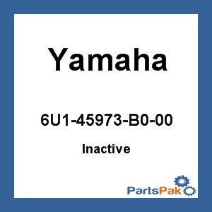 Yamaha 6U1-45973-B0-00 21L Sus Propeller (Export Only); 6U145973B000