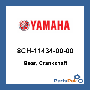 Yamaha 8CH-11434-00-00 Gear, Crankshaft; 8CH114340000