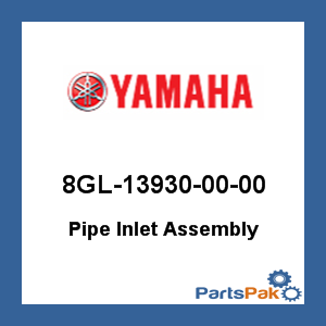 Yamaha 8GL-13930-00-00 Pipe Inlet Assembly; 8GL139300000