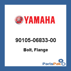 Yamaha 90105-06833-00 Bolt, Flange; 901050683300