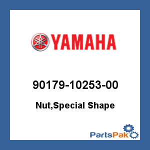 Yamaha 90179-10253-00 Nut, Special Shape; 901791025300