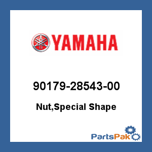 Yamaha 90179-28543-00 Nut, Special Shape; 901792854300
