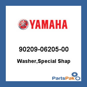 Yamaha 90209-06205-00 Washer, Special Shape; 902090620500