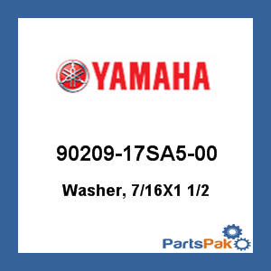 Yamaha 90209-17SA5-00 Washer, 7/16X1 1/2; 9020917SA500