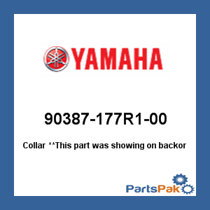 Yamaha 90387-177R1-00 Collar; 90387177R100