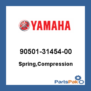 Yamaha 90501-31454-00 Spring, Compression; 905013145400