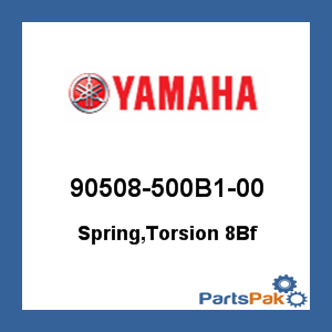 Yamaha 90508-500B1-00 Spring, Torsion 8Bf; 90508500B100