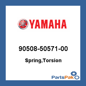 Yamaha 90508-50571-00 Spring, Torsion; 905085057100