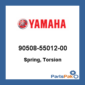 Yamaha 90508-55012-00 Spring, Torsion; 905085501200
