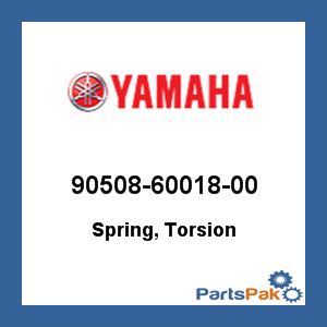 Yamaha 90508-60018-00 Spring, Torsion; 905086001800