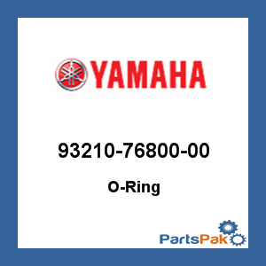 Yamaha 93210-76800-00 O-Ring; 932107680000