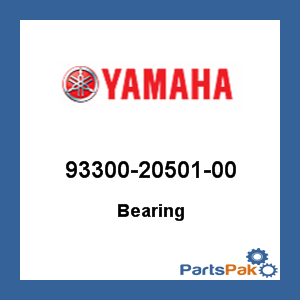 Yamaha 93300-20501-00 Bearing; 933002050100