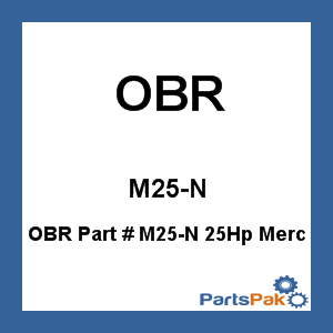OBR M25-N; 25-Hp Fits Merc