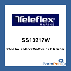 SeaStar Solutions (Teleflex) SS13217W; Safe-T No Feedback W/Wheel 17 Ft