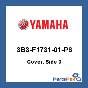 Yamaha 3B3-F1731-01-P6 Cover, Side 3; 3B3F173101P6