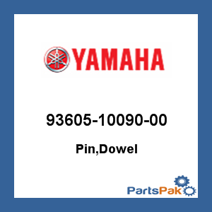 Yamaha 93605-10090-00 Pin, Dowel; 936051009000