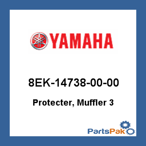 Yamaha 8EK-14738-00-00 Protecter, Muffler 3; 8EK147380000