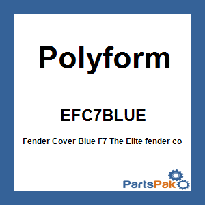 Polyform EFC7BLUE; Fender Cover Blue F7