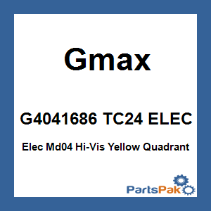 Gmax G4041686 TC24 ELEC; Elec Md04 Hi-Vis Yellow Quadrant