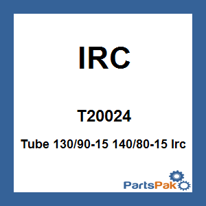 IRC T20024; Tube 130/90-15 140/80-15 Irc