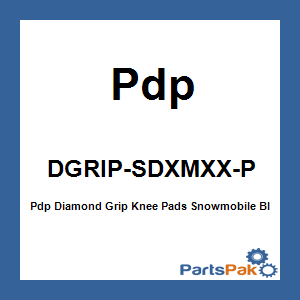 Pdp DGRIP-SDXMXX-P; Pdp Diamond Grip Knee Pads Snowmobile Black Fits Ski-Doo Fits SkiDoo Rev Xm Pull Start