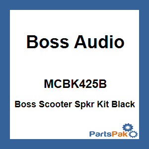 Boss Audio MCBK425B; Boss Scooter Spkr Kit Black