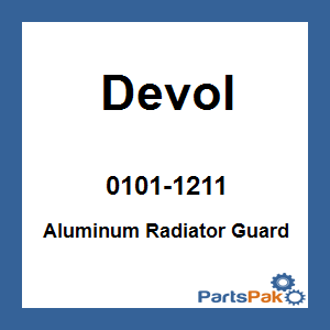 Devol 0101-1211; Aluminum Radiator Guard