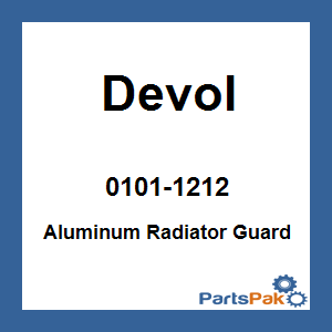 Devol 0101-1212; Aluminum Radiator Guard