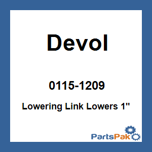 Devol 0115-1209; Lowering Link Lowers 1-inch