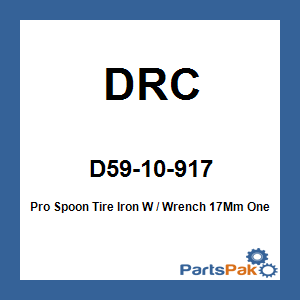 DRC D59-10-917; Pro Spoon Tire Iron W / Wrench 17Mm