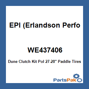 EPI (Erlandson Performance Inc.) WE437406; Dune Clutch Kit Pol 27-28-inch Paddle Tires