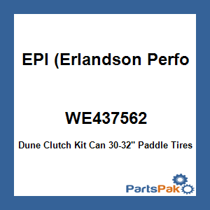EPI (Erlandson Performance Inc.) WE437562; Dune Clutch Kit Can 30-32-inch Paddle Tires