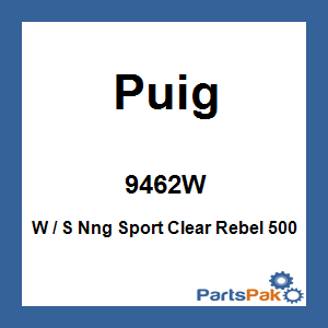 Puig 9462W; W / S Nng Sport Clear Rebel 500