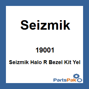 Seizmik 19001; Halo-R Series - Bezel & Cap Kit - Yellow Fits Universal