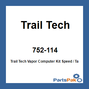 Trail Tech 752-114; Trail Tech Vapor Computer Kit Speed / Tach / Temp