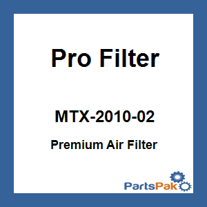 Pro Filter MTX-2010-02; Premium Air Filter