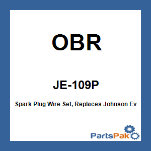 OBR JE-109P; Spark Plug Wire Set, Fits Johnson Evinrude 582365 0582365