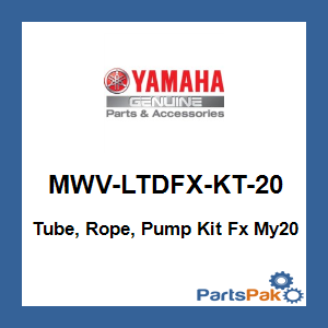 Yamaha MWV-LTDFX-KT-20 Tube, Rope, Pump Kit Fx My20; MWVLTDFXKT20
